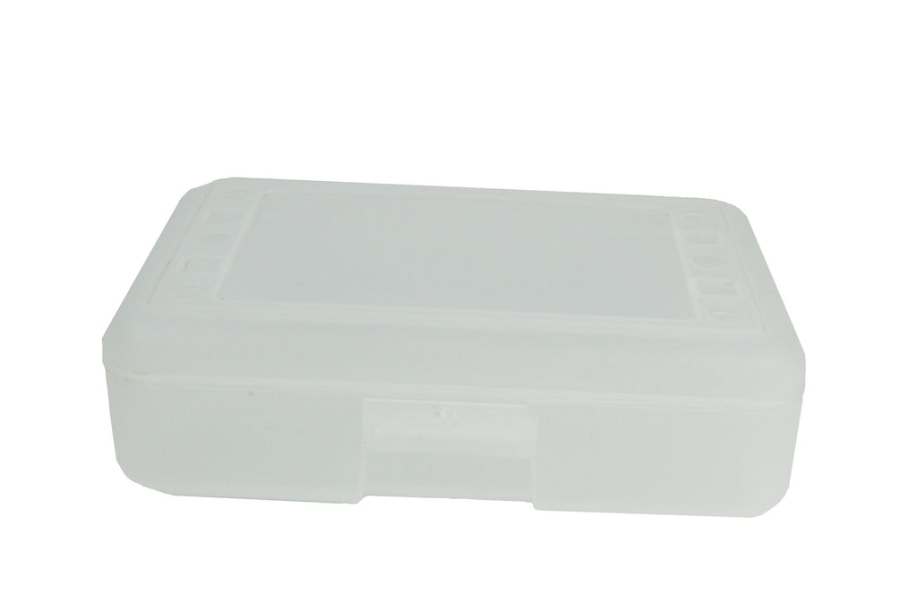 Romanoff Products Clasp Plastic Pencil Case, Strawberry, 12/Bundle  (ROM60222)